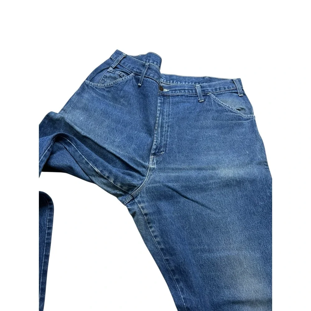 Dickies Carpenter Jeans‎ Mens 40x30 Blue Vintage 80s Workwear Distressed Denim